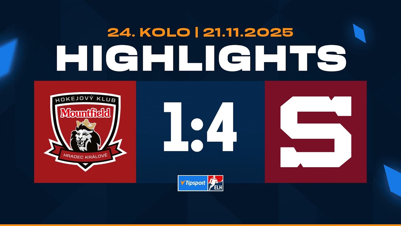 Highlights | Mountfield HK vs. HC Sparta Praha 1:4 | 21.11.2025