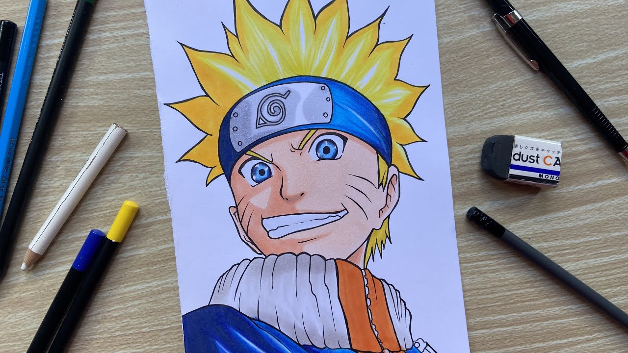 Como DESENHAR o NARUTO - Como DIBUJAR a NARUTO - How to DRAW