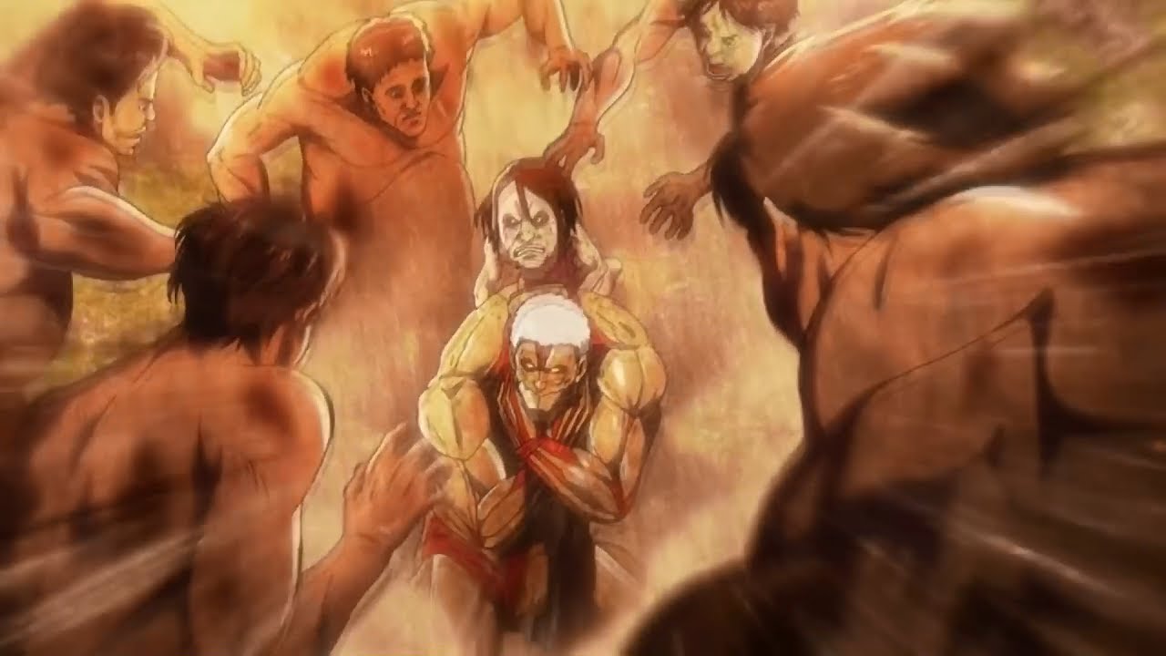 Armored titan vs titans OST Attack on Titan season 2 episode 11 OST 1080p 60fps YouTube