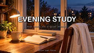 📝 2 HOURS POMODORO (25/5) | 🌙 Quiet Evening Study with Soft Piano screenshot 3
