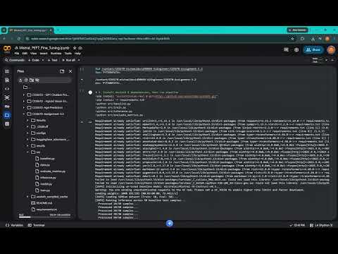 3.2 Assignment 3: Building & Evaluating a Generative Transformer in Python