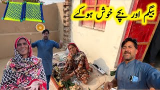 Download Lagu Begum our bache khush ho gai // charpai banane ka tarika // Safdar Village Living MP3
