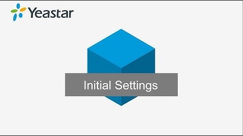 Lesson 3 S-Series PBX Initial Settings