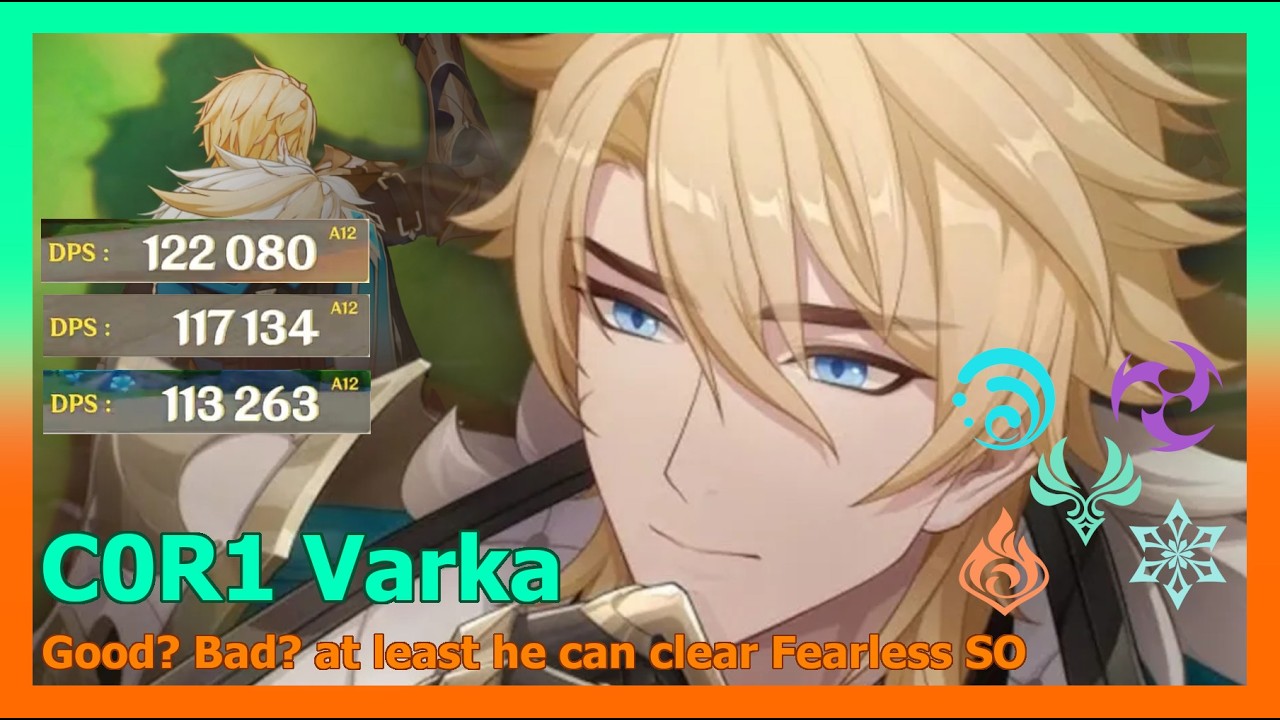 can C0R1 Varka clear Fearless? watch me pull C3 Varka and build C0R1 and find out! | Genshin Impact