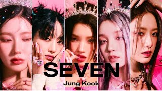 [AI COVER] | (G)I-DLE - SEVEN (BY JUNGKOOK) ~ COLOUR CODED