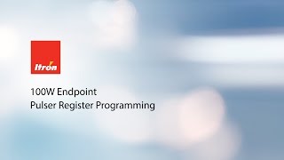 Itron 100W Endpoint - Pulser Register Programming screenshot 3