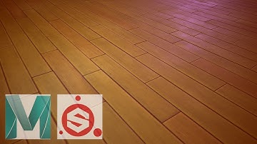 Autodesk Maya 2018 - Tileable Wood Texture Speed Modeling