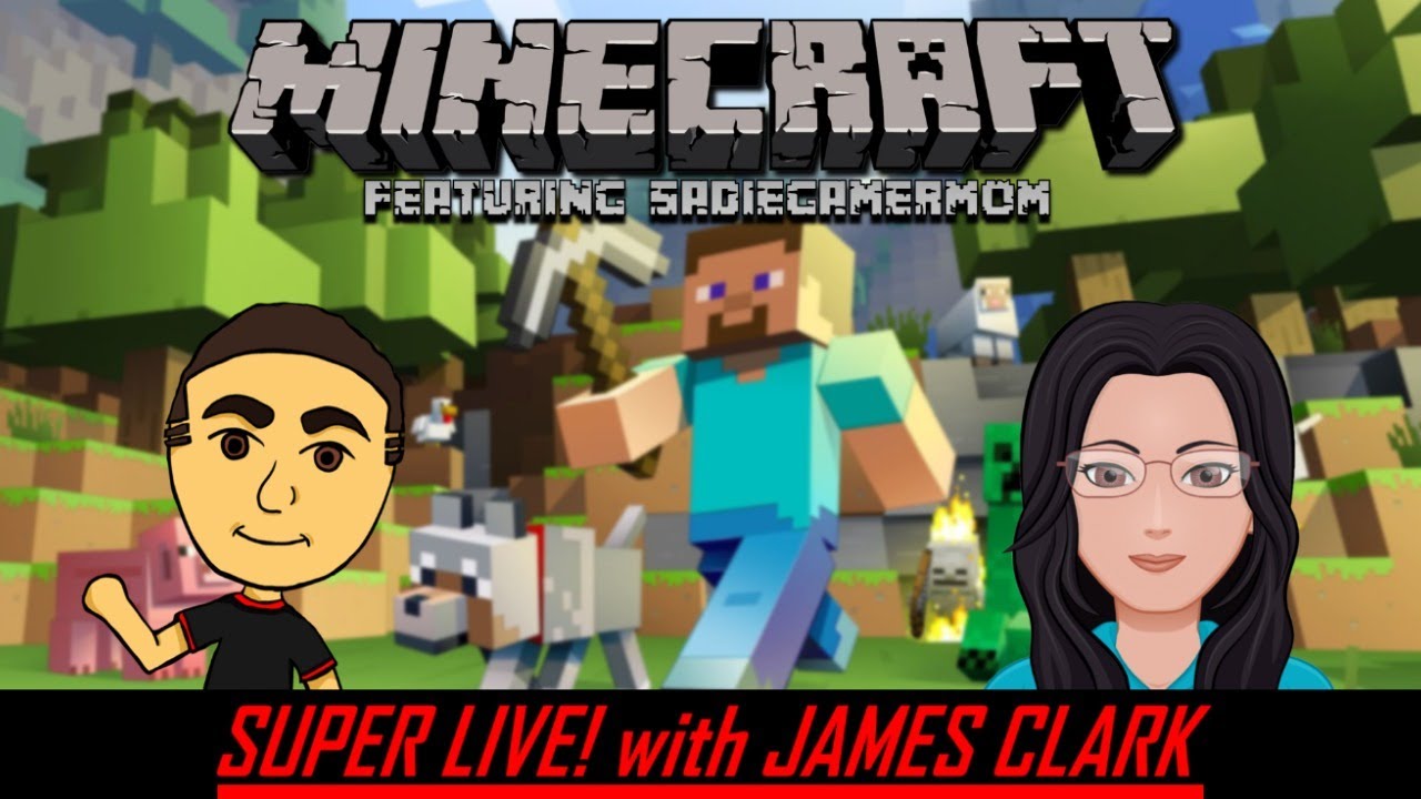 Minecraft Bedrock feat. SadieGamerMom | Super Live! with James Clark