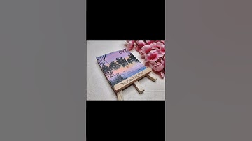 Mini canvas series canvas 2 #minicanvas #minicanvaspainting #shortsvideo #viral #youtubeshorts