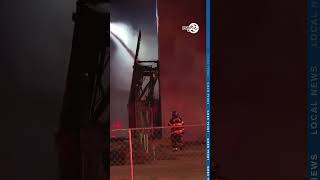 Stadium Flats Apartments construction site destroyed in early morning blaze