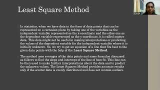 Curve fitting using Least Square principle