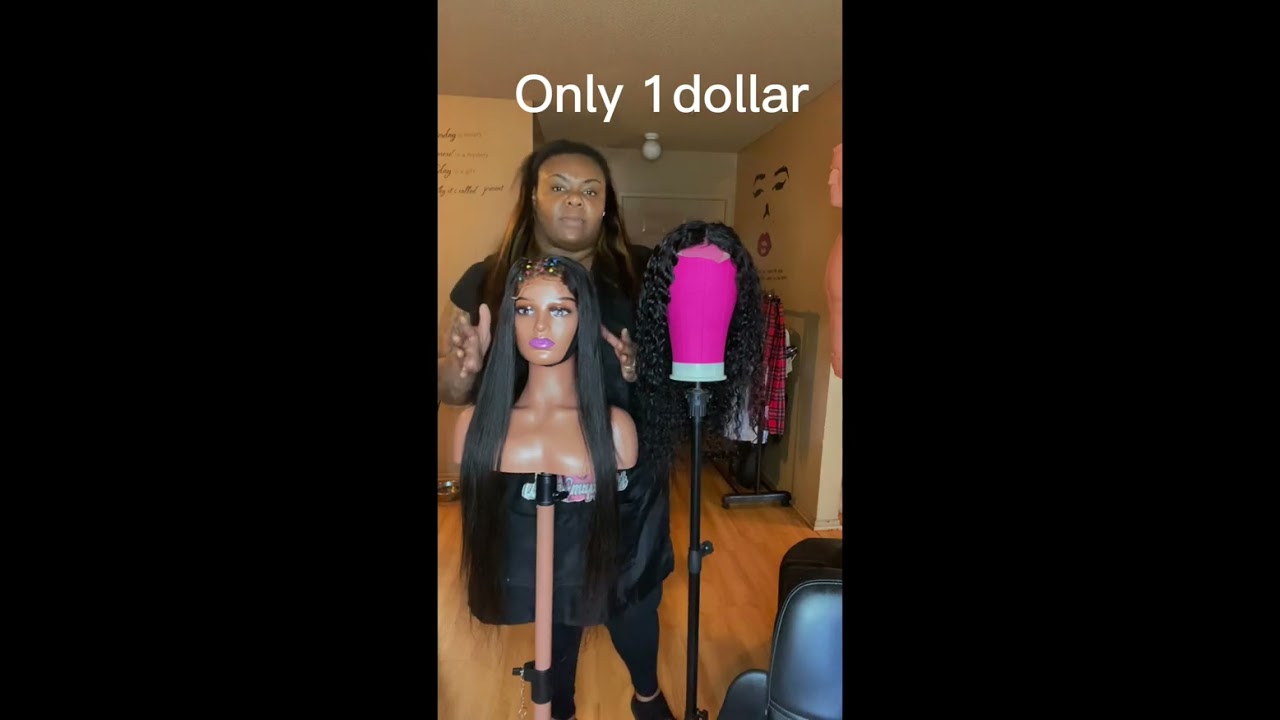 Comparing two different wig stands to show you the better one 