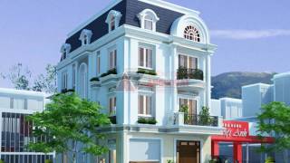 Thiết kế biệt thự 3 tầng cổ điển 100m2