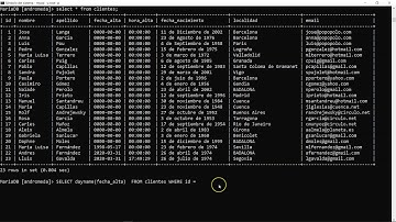 32 – MySQL – Funciones de Fecha