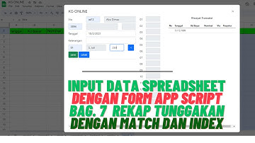 rekap tunggakan pembayaran spp otomatis dengan index dan match