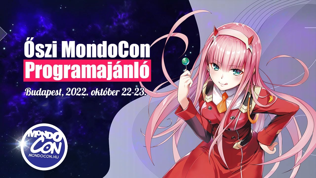 Mondocon Őszi MondoCon 2022 - Programajánló - YouTube