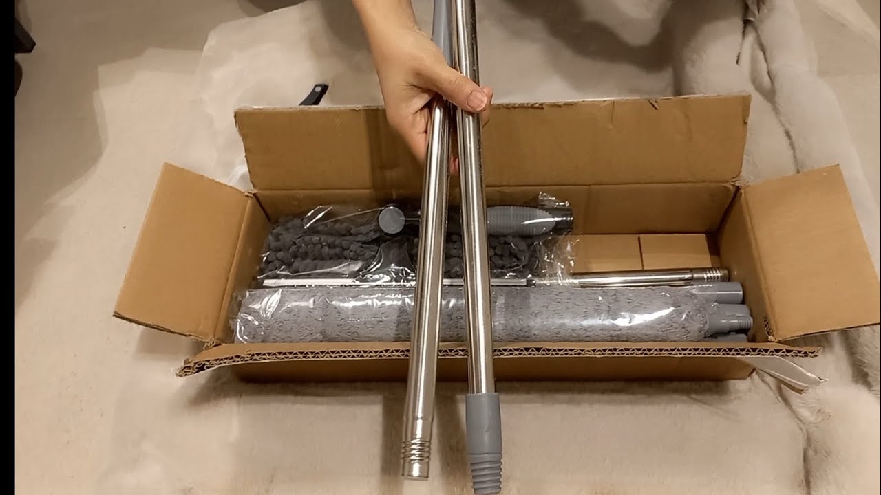 Unboxing Cobweb Duster Brush  with Extension Pole / Spider Web Remover