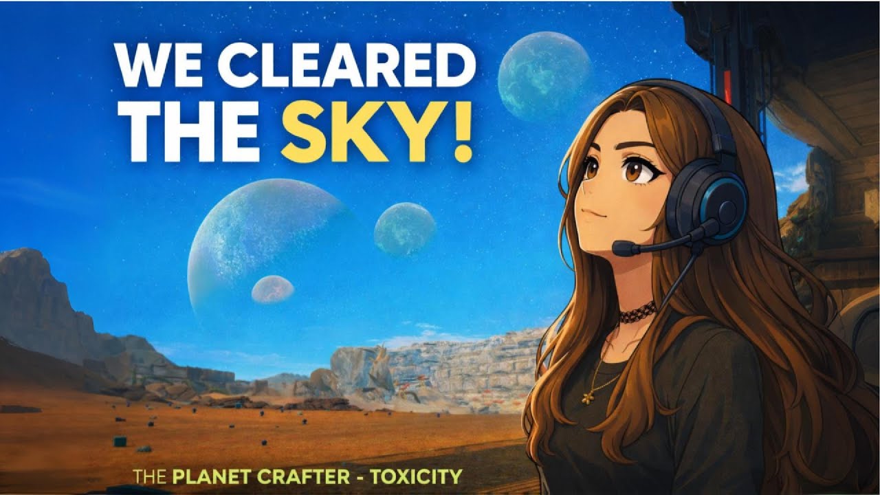 The Sky Finally Cleared 🪐 | The Planet Crafter – Toxicity Ep. 7