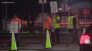 Dockworkers enter day 3 of strike