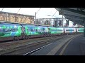 The Class 390 'Pendolino' *AVANTI COP26 CLIMATE* No.390121 'Opportunity' was leaves at Carlisle.