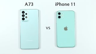 Samsung A73 против iPhone 11 | ТЕСТ СКОРОСТИ