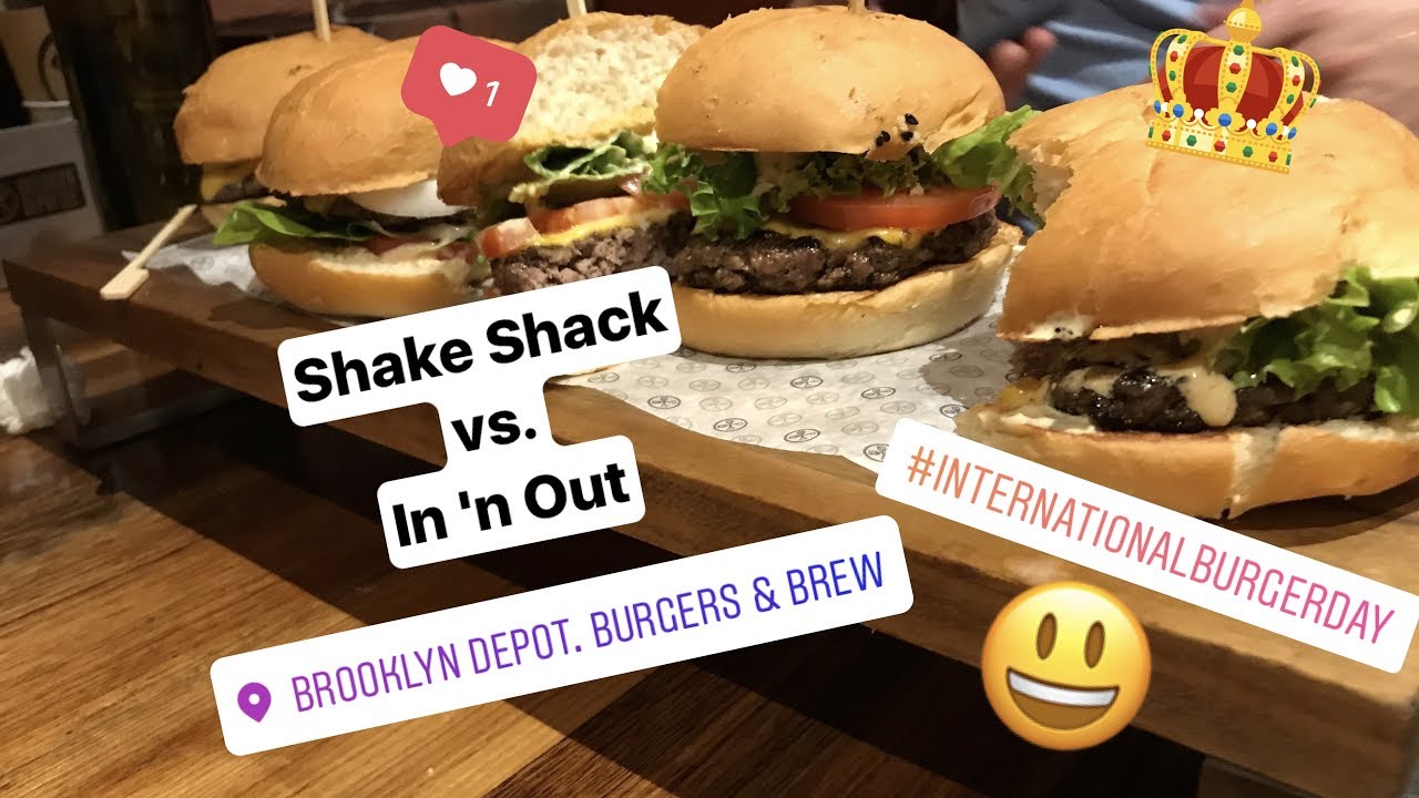 Brooklyn Depot - Shake Shack vs  In 'n Out - Quest for Sydney's Best Burger