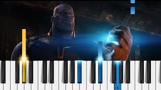 Marvel's Avengers: Infinity War - Official Trailer 2 - EASY Piano Tutorial chords