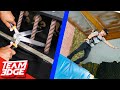 Don't Cut Your Friend's Rope! | 2nd Story Fall!!
