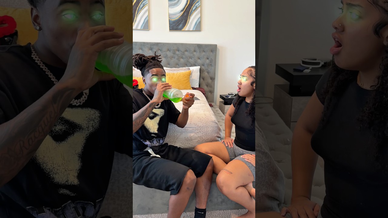 GREEN JUICE WORKS FOR DAD AND NOT MOM #shorts