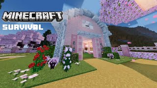 Minecraft survival: Buil a farm 😝