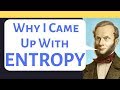 Entropy origin of the second law of thermodynamics