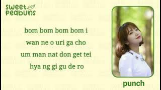 Punch {펀치} ~ Bom Bom Bom {봄 봄 봄} (Easy lyrics) [Ost. at a distance, spring is green]