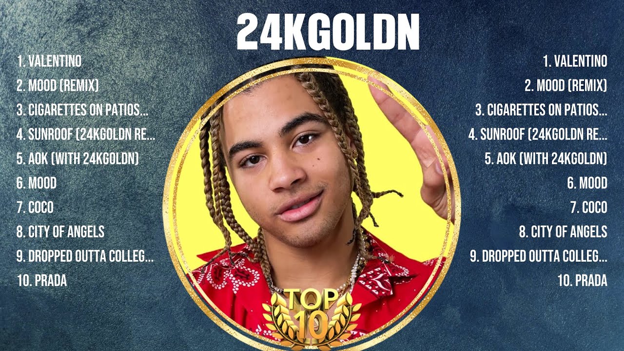 24kGoldn Top Of The Music Hits 2024 - Most Popular Hits Playlist - YouTube