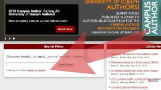 Primo Tips: How to Renew Library Items Online at the University of Guelph Library