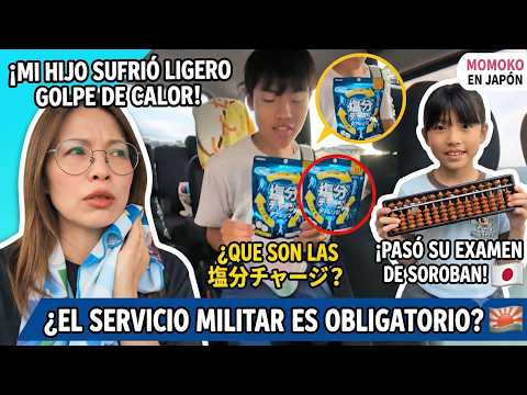 El calor afectó a Mauro y Misa recibió el resultado de su examen+Japón obliga a ir al ejército?