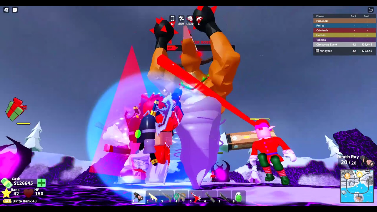 mad city [BOSS FIGHT] rewards