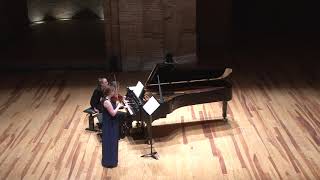 Mel BONIS Sonate fis-moll 2th mvt for violon and piano