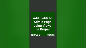 Add Fields to Admin Page using Views in Drupal