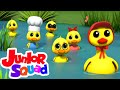 Lima bebek kecil | Bayi sajak | Lagu anak anak | Junior Squad Indonesia | Kartun untuk anak