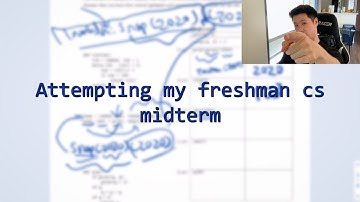Attempting my freshman computer science midterm | UC Berkeley