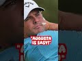 WES thinks THIS about The Masters course… is he right?