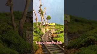 TOY TRAIN VS BURNING BOLT 💥 🚂 ⚡️