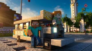 Steve & Alex Explore Manila 🇵🇭 (Minecraft Animation) screenshot 4