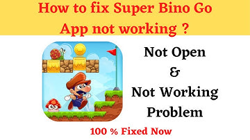 How to Fix Super Bino Go Not Working Problem Android & Ios - Not Open Problem Solved | AllTechapple