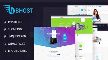 Bhost - Hosting PSD Template | Themeforest Website Templates and Themes