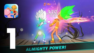 Duel Heroes - Stickman Battle Fight - Gameplay Walkthrough Part 1 (Android, iOS) screenshot 2