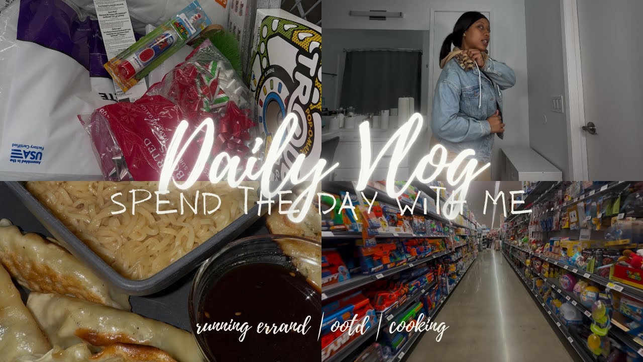 Daily Vlog: Spend the day with me | Running Errands + OOTD + Cooking ...