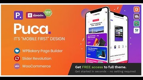 Puca - Optimized Mobile WooCommerce Theme