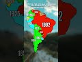 última vez que os países da América do Sul trocaram de bandeira #southamerica #map #shorts