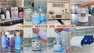 [ASMR] Laundry Restockestock and Organizing ✨ TikTok Compilation ✨ HOME - cleaning and organization